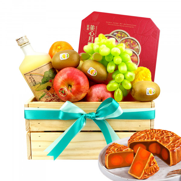 THE GIFT 禮譽美心六皇明月月餅中秋果籃